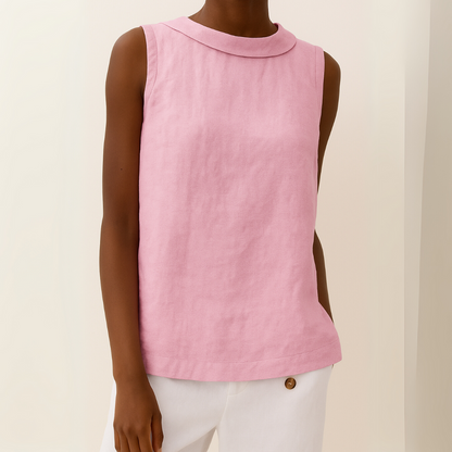 BLOUSE EN LIN SANS MANCHES DAJA