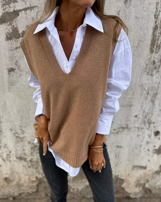 NUSA - Gilet en Tricot Premium