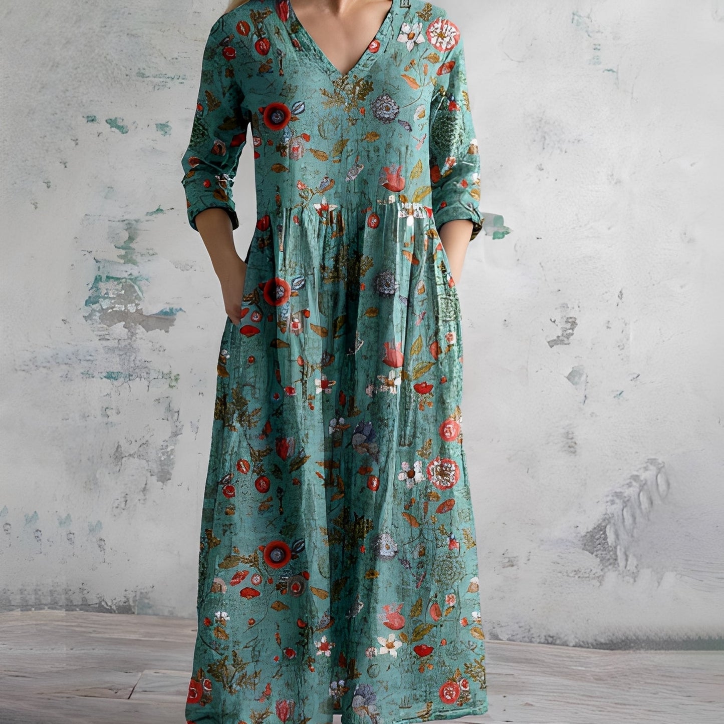 Tiffany - Robe élégante à imprimé pour femmes