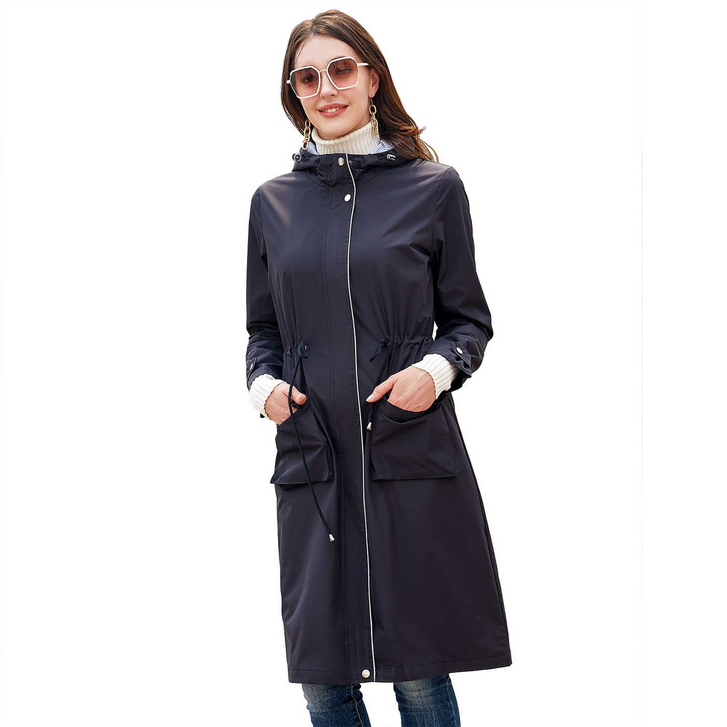 Bethany - Manteau Trench Imperméable et Stylé