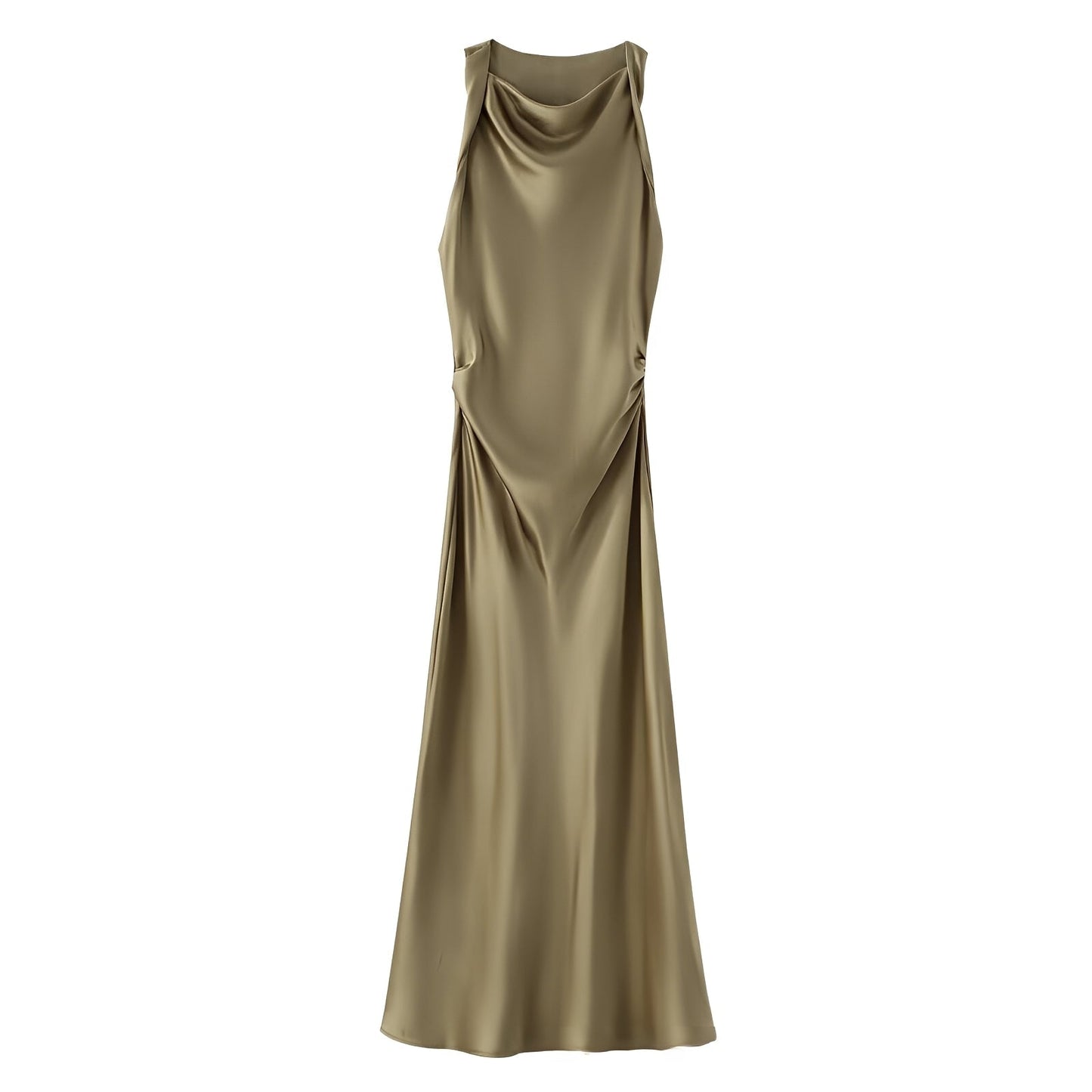Veronica - Robe Midi Halter Élégante pour Femmes