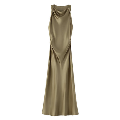Veronica - Robe Midi Halter Élégante pour Femmes