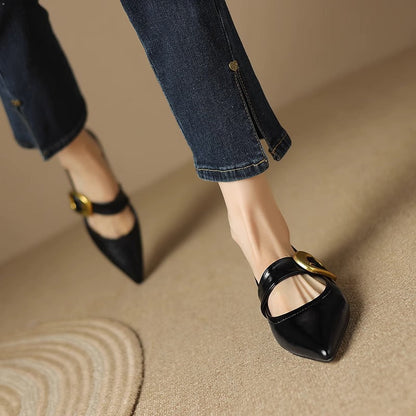 Kristina - Ballerines décontractées à bout pointu pour femmes
