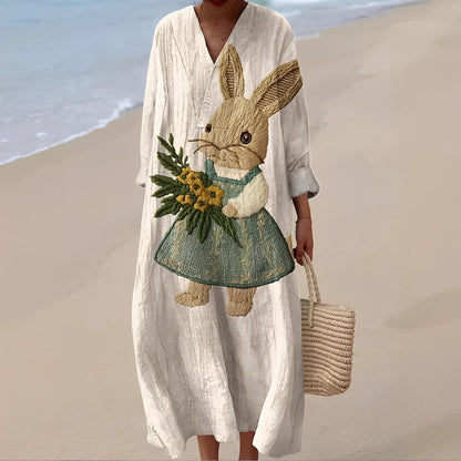 Jean - Élégant, ample, robe mi-longue pour femmes