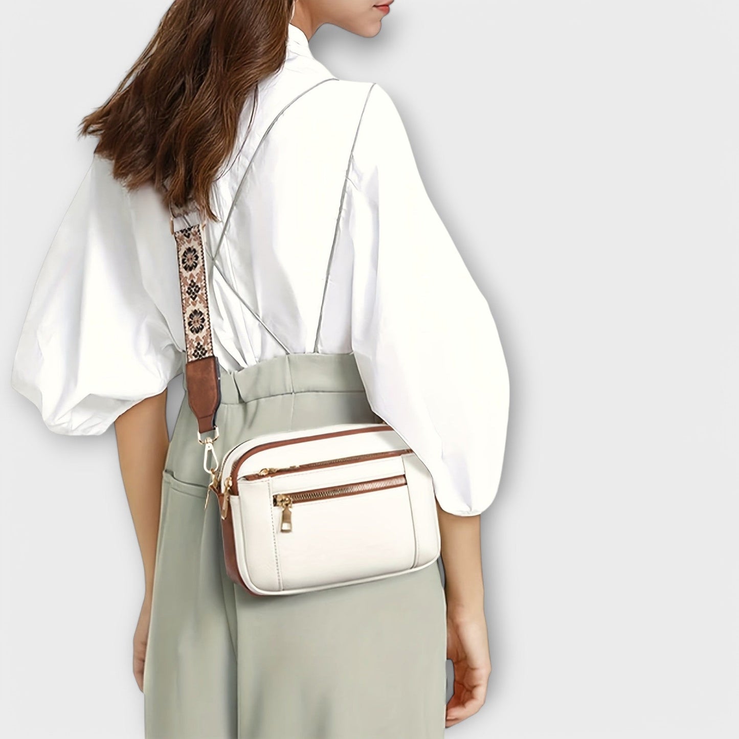 Sac à bandoulière en cuir PU