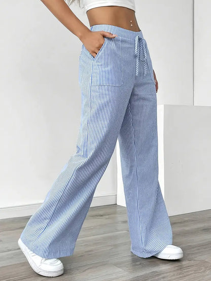 KARINA - PANTALONS RAYÉS ÉLÉGANTS
