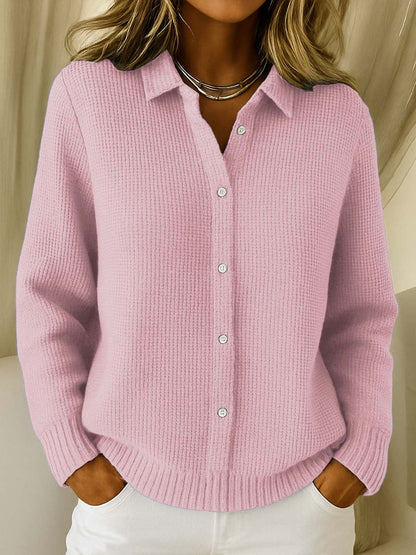 NATALIA – BLOUSE EN TRICOT RIBBÉ DOUCE