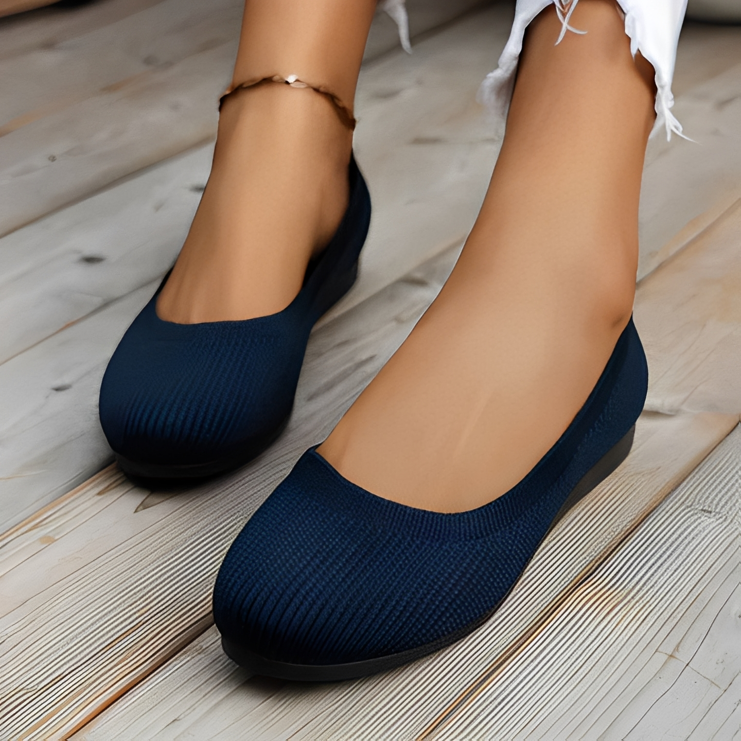 Karryle - Chaussures confortables à bout rond pour femmes