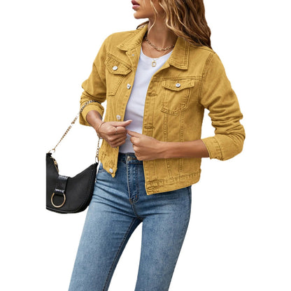 Charlotte | Veste en Jean avec Boutons