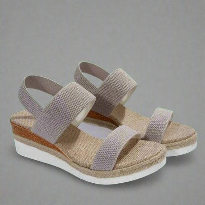 Brunella - Sandales Tressées et Confortables