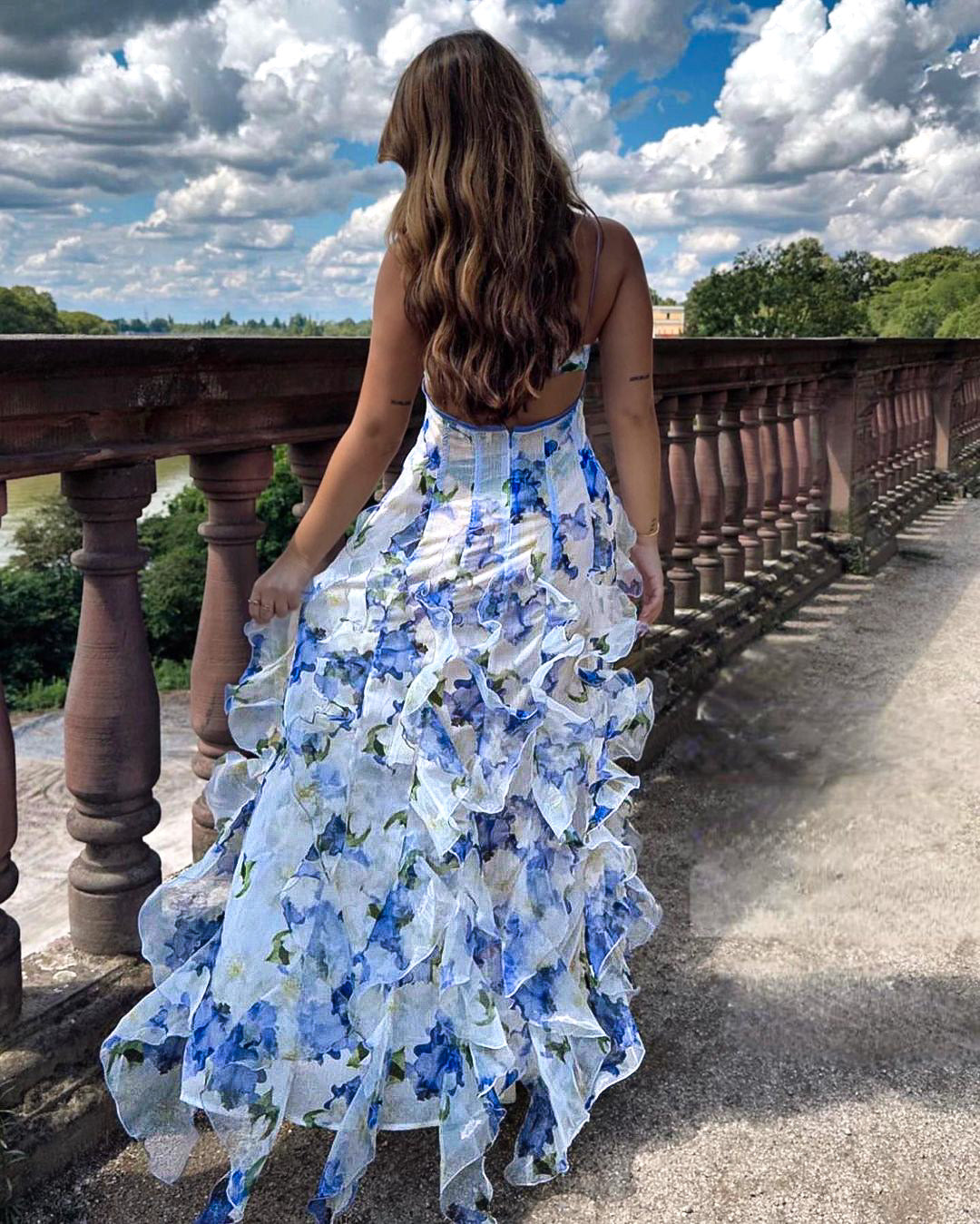 Isra | Robe Florale Élégante