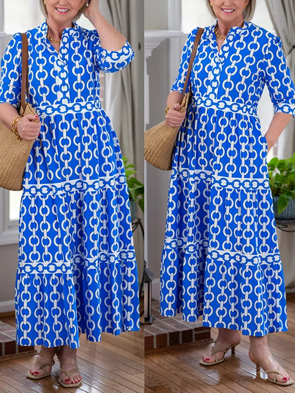 Juliette ~ Robe Midi avec Détail de Chaîne