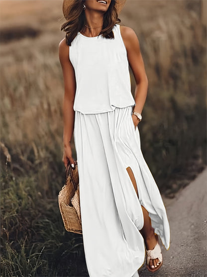 Edna - Robe maxi boho en modal au style élégant