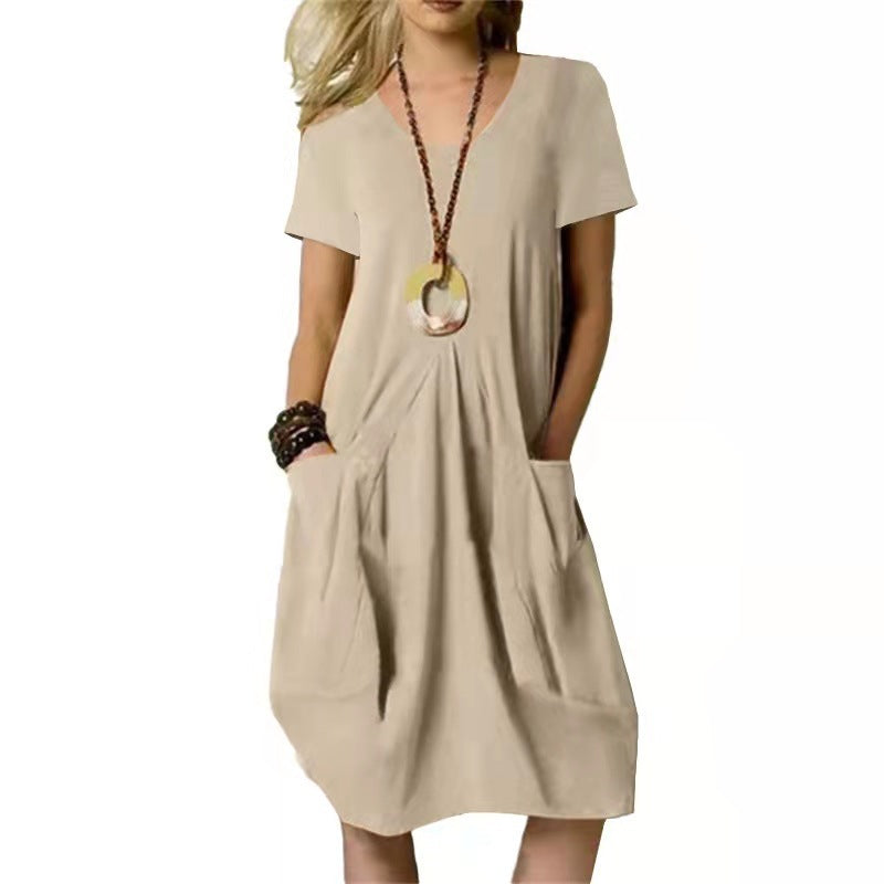 Antje - Robe femme jusqu'aux genoux