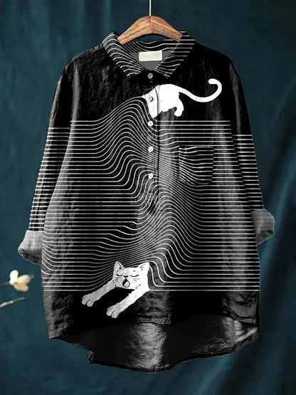 Coco™ - T-shirt Art de Chat
