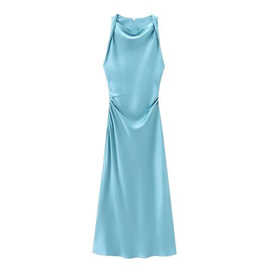 Veronica - Robe Midi Halter Élégante pour Femmes