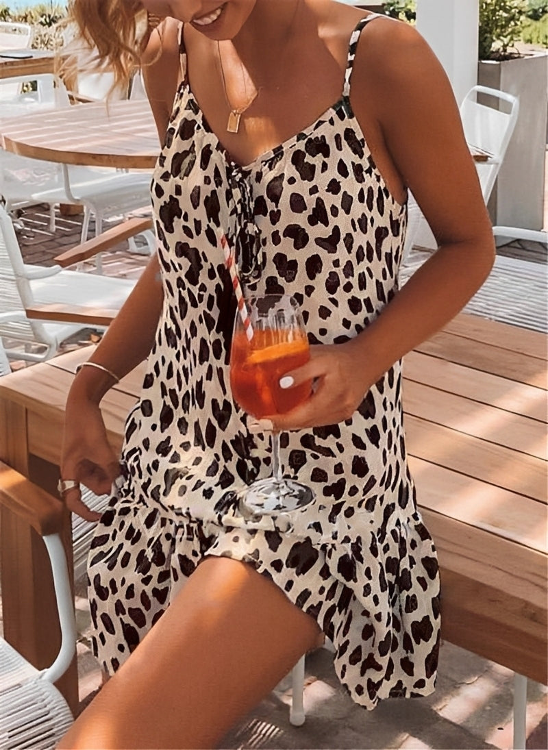 Tiffany - Robe décontractée confortable avec imprimé pour femmes
