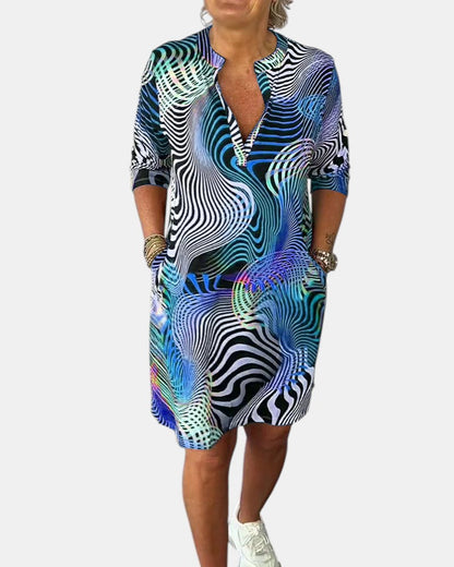 Jessica™ | Robe V-colorée