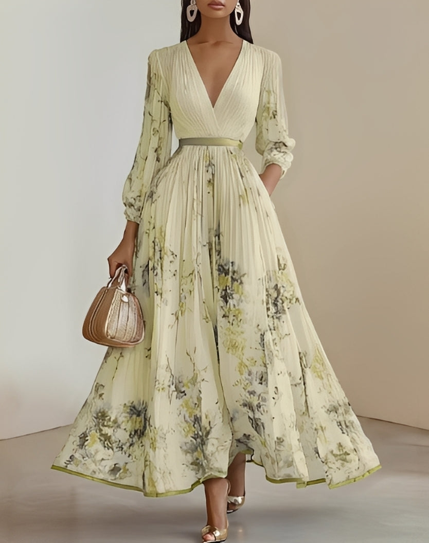 Jane - Robe élégante avec imprimé floral pour femmes