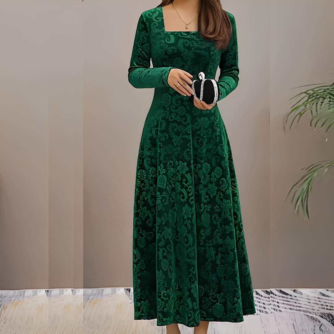 Malvina - Robe élégante avec décolleté carré pour femmes