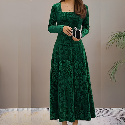 Malvina - Robe élégante avec décolleté carré pour femmes