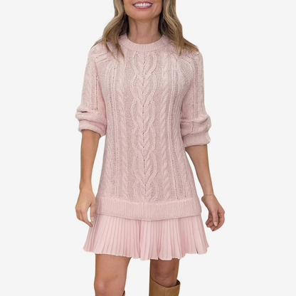 Robe en Tricot Tressé
