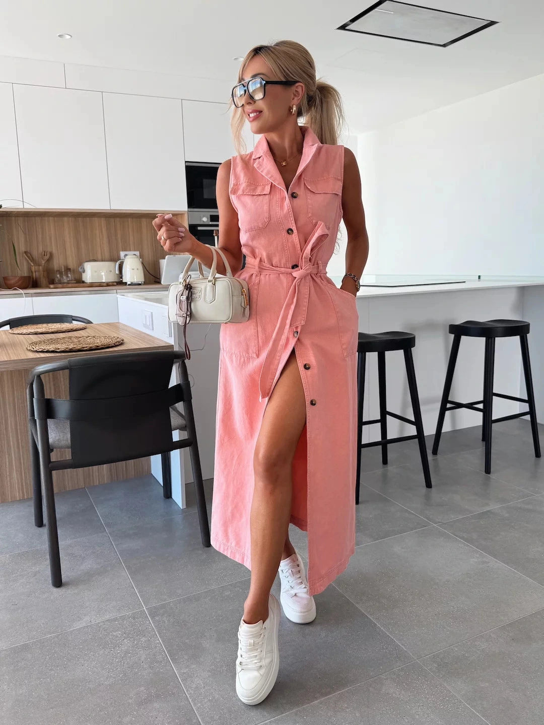 Louisa | Robe Maxi en Jean