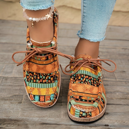 Shanice - Baskets artistiques et confortables avec amorti pour femmes