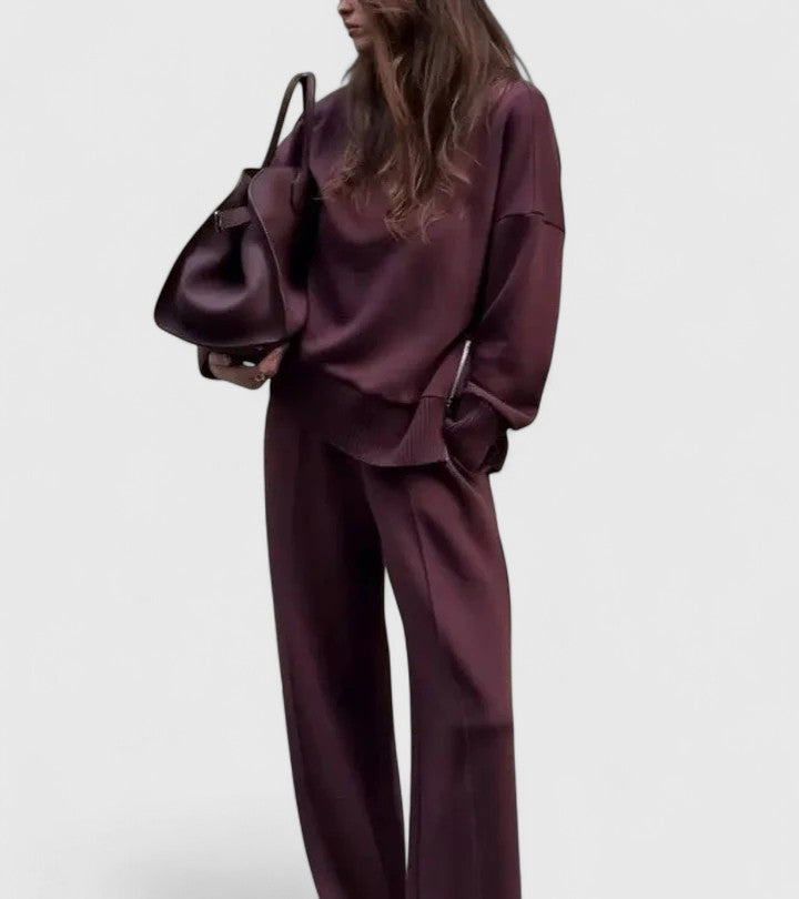 HAILEY – ENSEMBLE DEUX PIÈCES RELAXÉ LUXE