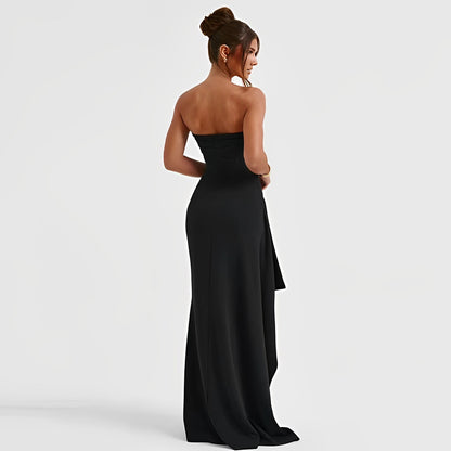 Aubree - Élégant robe sans dos avec fente pour femmes