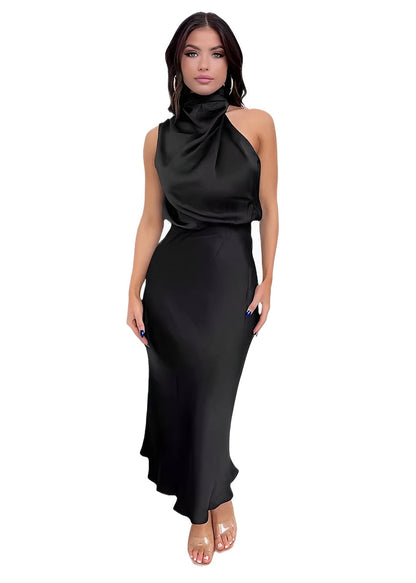 Marley - Élégante robe de soirée en satin pour femmes