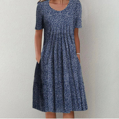 Erin - Robe élégante avec un imprimé floral délicat