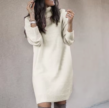 Robe-pull Col roulé pour femme | Mini