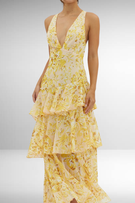 Philippa - Robe Maxi Élégante d'Été pour Femme