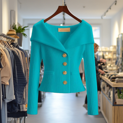 Annika I VESTE EN TRICOT LUXUEUSE