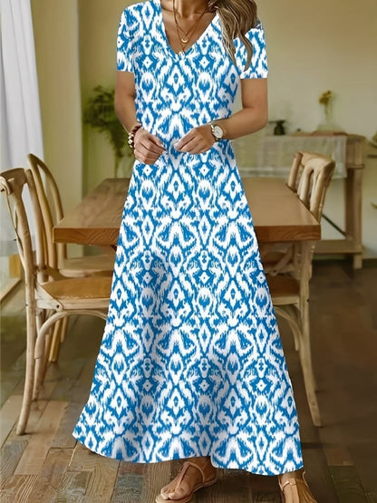 Alexia - Robe Maxi Élégante à Manches Longues pour Dames