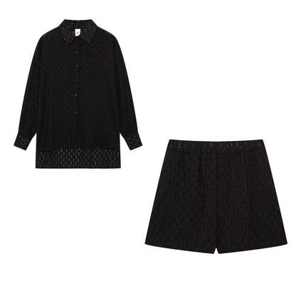Elizabeth - Ensemble Chemise et Shorts Aérés