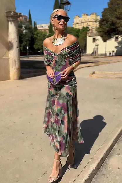 Luisa | Robe de soirée longue élégante avec décolleté en V
