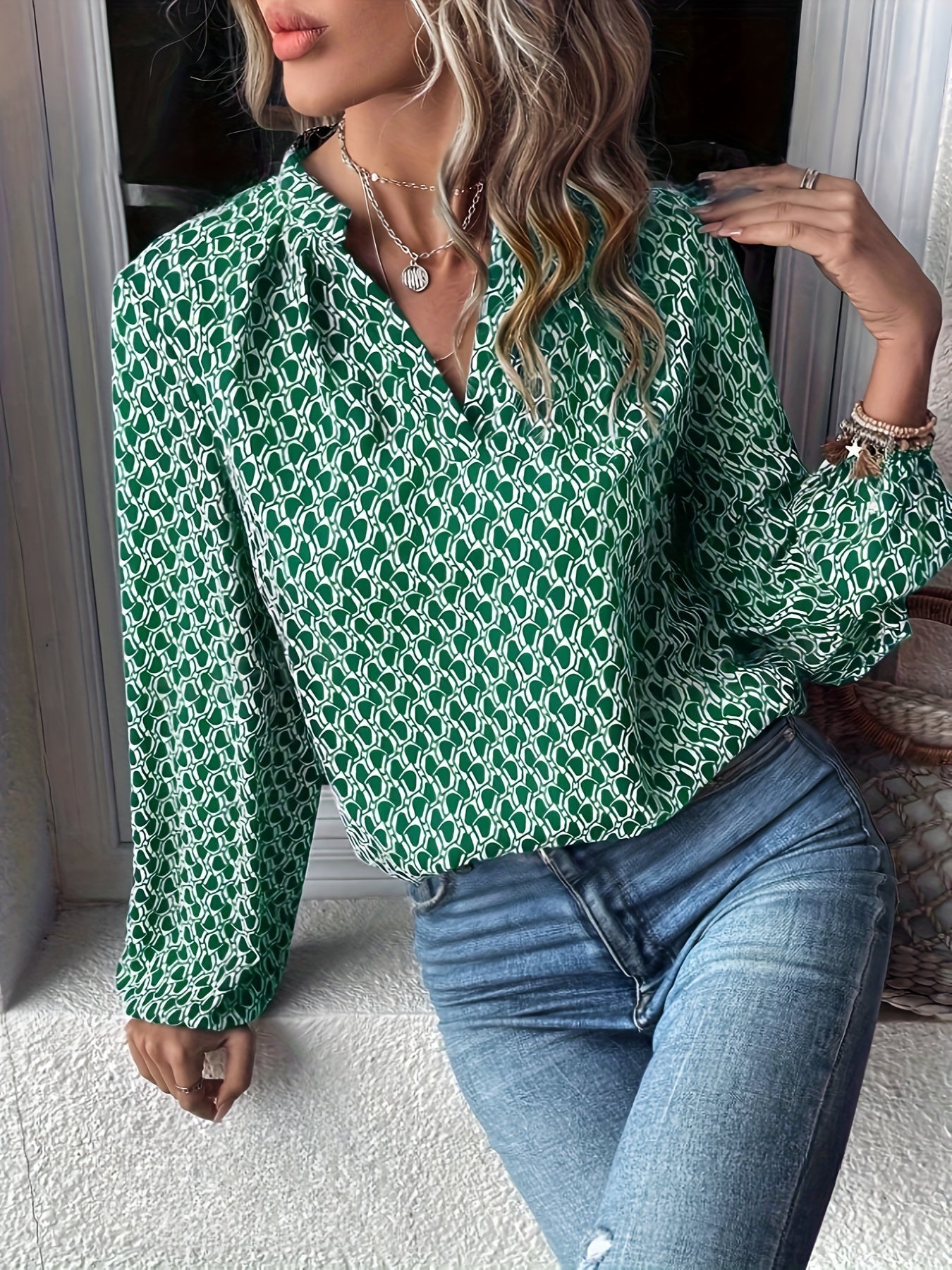 Harriet – Blouse à Motifs