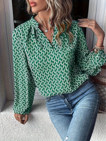 Harriet – Blouse à Motifs