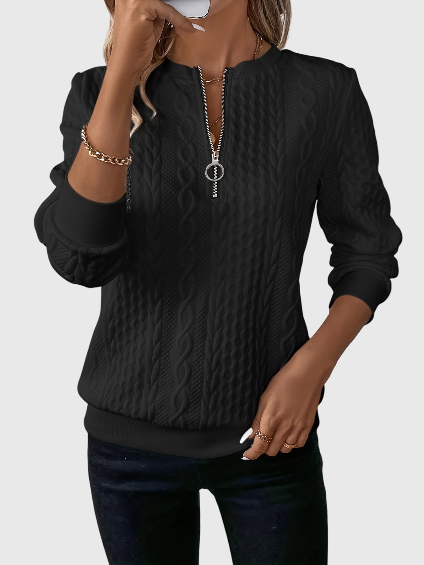 Nora™ | Pull zippé