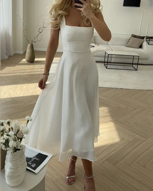 Miles - Robe en Chiffon avec Élégance Moderne