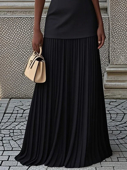 Micaela | Robe longue plissée de design