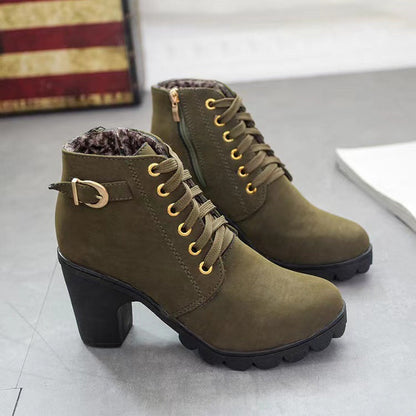 Bottines à Talons Chunky pour Femme