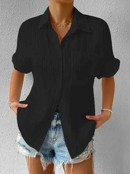 BLOUSE CLASSIQUE À COL ZAHINA