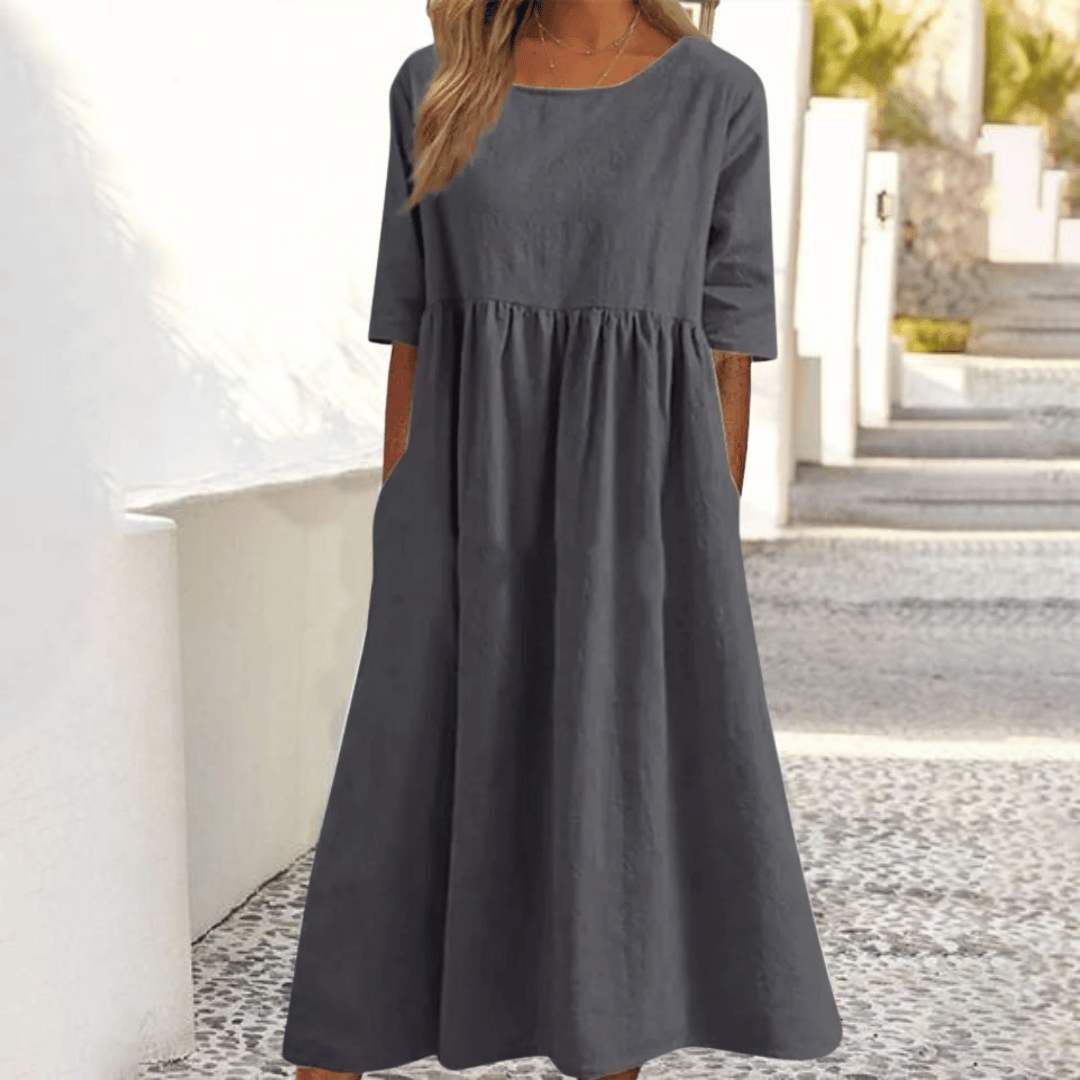 Caitlin | Robe Fait Main avec Couverture pour l'Abdomen