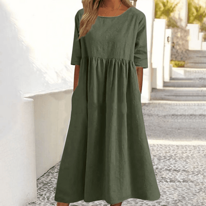 Caitlin | Robe Fait Main avec Couverture pour l'Abdomen
