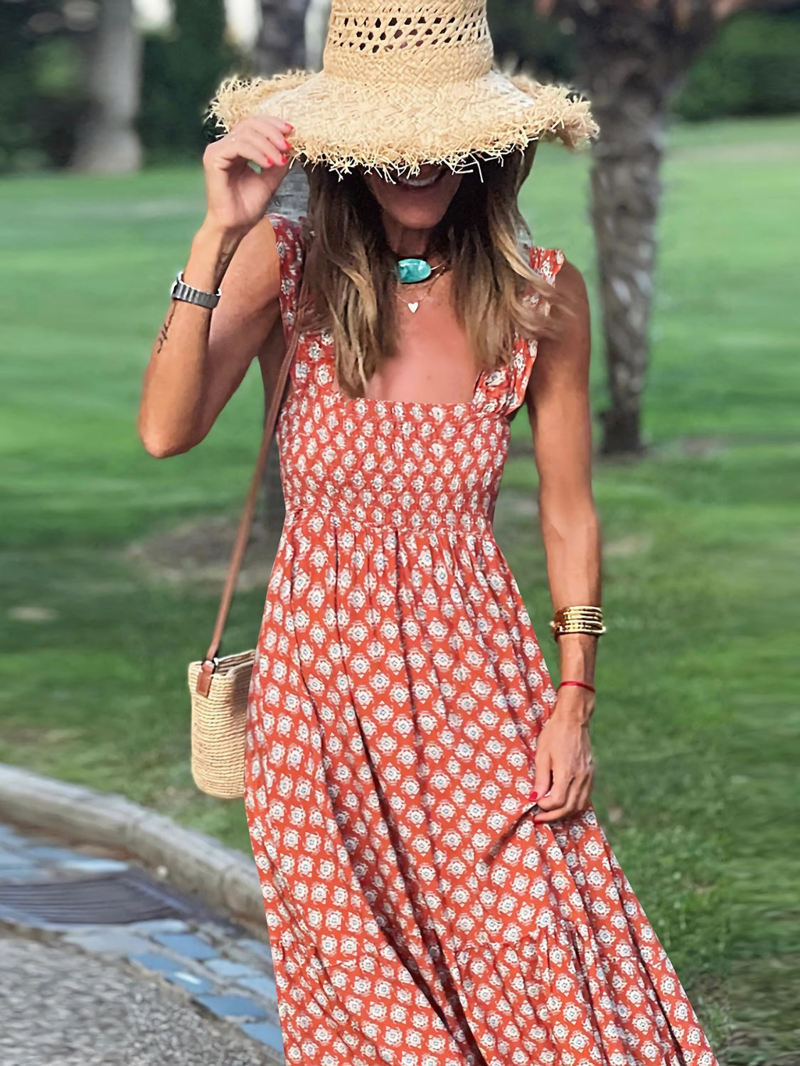 Noémie | Robe d'été confortable pour femme | Maxi