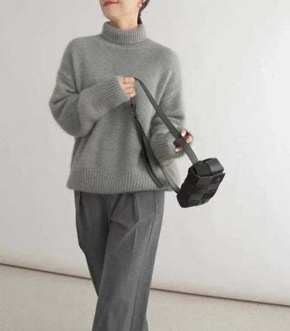 Lisette | Pull col montant en cachemire