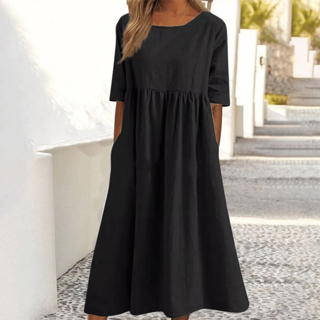 Caitlin | Robe Fait Main avec Couverture pour l'Abdomen